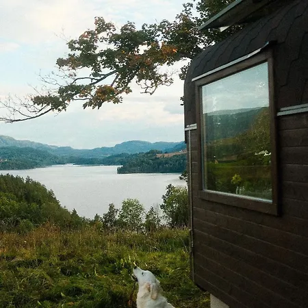 Unique With Farm Animals And Stunning Views Tiny House In Telemark *